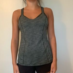 Lululemon army green tank